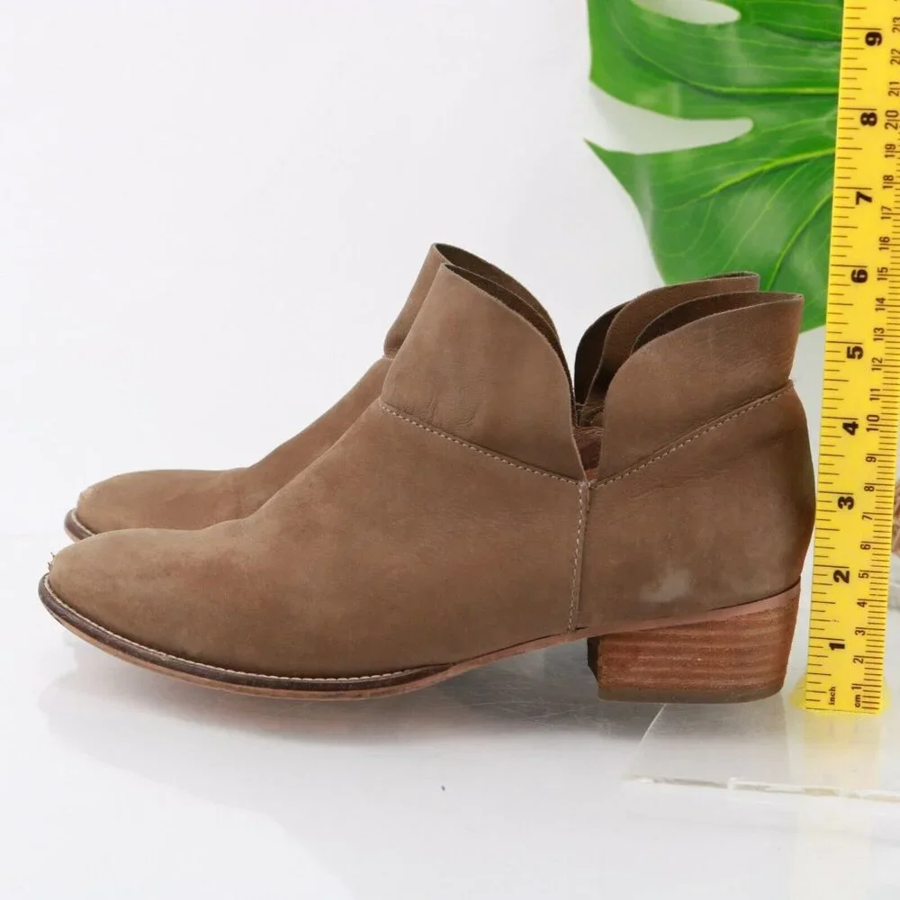 Seychelles Womens‎ Bait Boot Size 9.5 Brown Tan Suede Boho Western Bootie Comfy